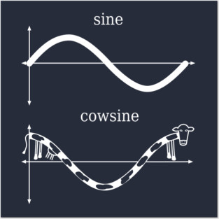 Sine and Cowsine Posters and Art
