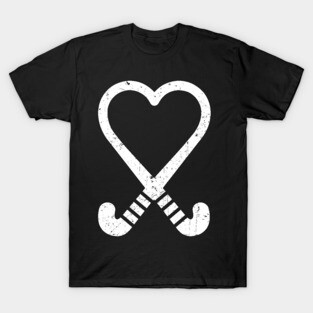Funny Field Hockey Love Youth Women Gift T-Shirt