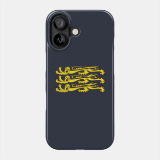 Three Lions England Royal Banner Phone Case