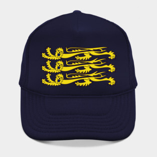 Three Lions England Royal Banner Hat