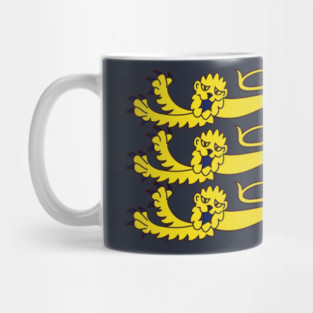 Three Lions England Royal Banner Mug