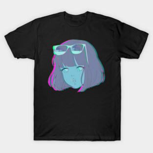 Vaporwave Glitch Edgy Alt Aesthetic T-Shirt
