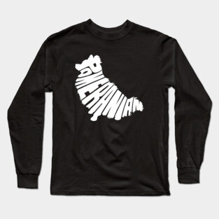 Pomeranian white Long Sleeve T-Shirt