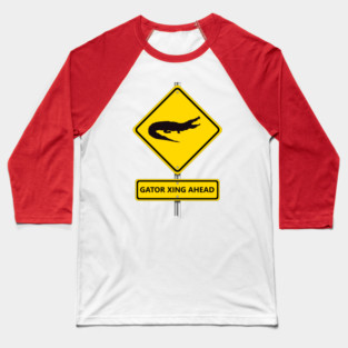Gator Crossing Ahead Baseball T-Shirt