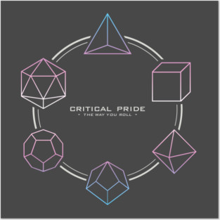 DnD Critical Pride Transsexual/Transgender Posters and Art