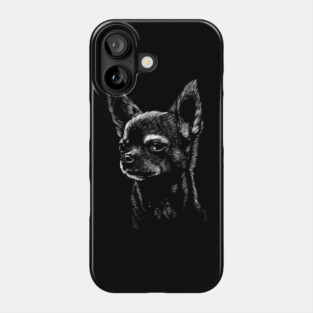 Chihuahua dog face Phone Case