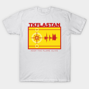 Keep the Flame Alive TKFLASTAN Flag T-Shirt