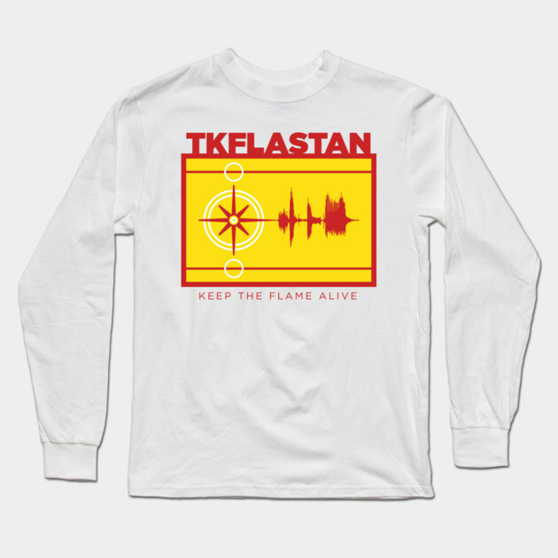 Keep the Flame Alive TKFLASTAN Flag Long Sleeve T-Shirt by Keep the Flame Alive