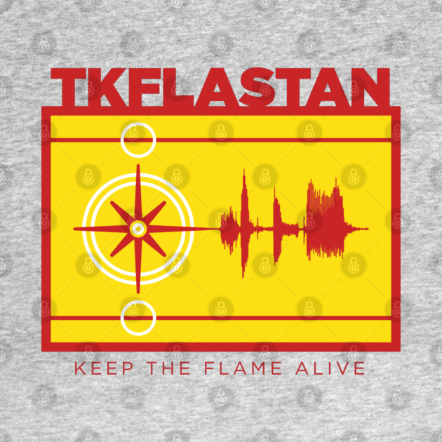 Keep the Flame Alive TKFLASTAN Flag by Keep the Flame Alive