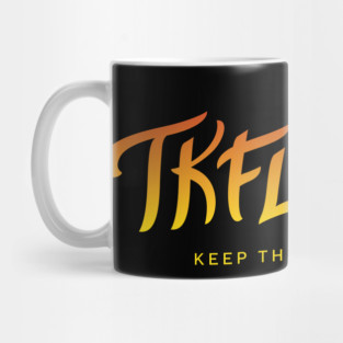 Keep the Flame Alive: TKFLASTAN orange logo Mug