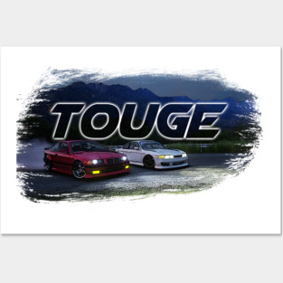 Touge drift Posters and Art