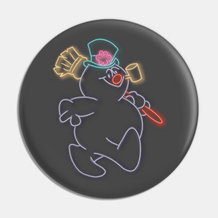 Frosty the snowman Pin