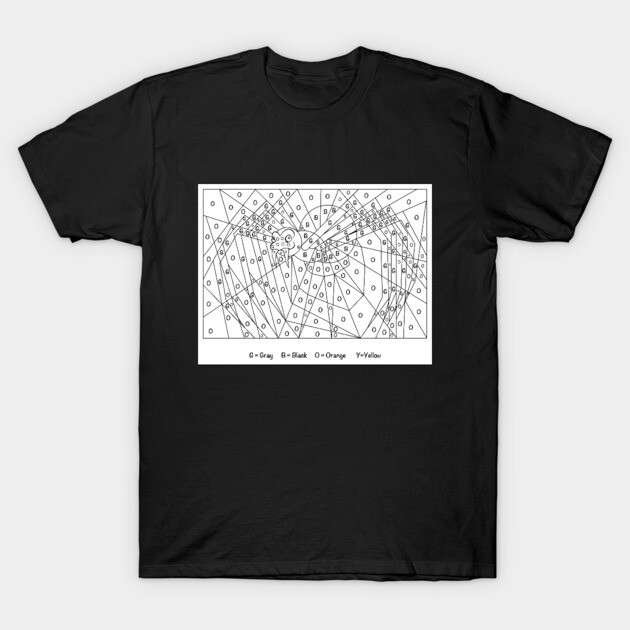 Spider color by number T-Shirt by Reading With Kids