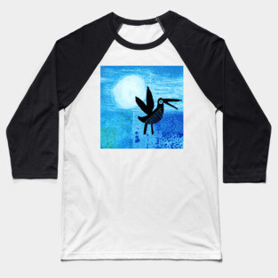 Quirky bird Baseball T-Shirt