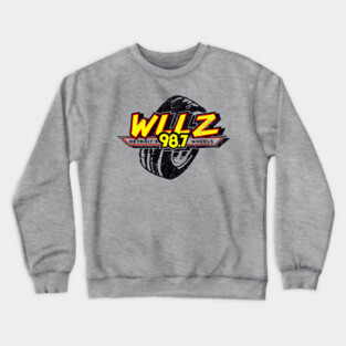 WLLZ Detroit, MI / 80s Radio Station Crewneck Sweatshirt