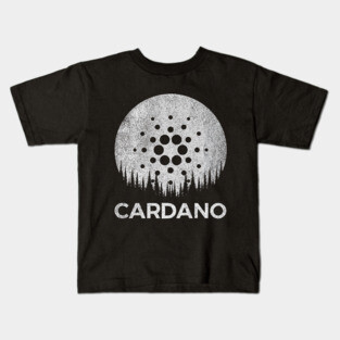 Vintage Cardano Coin Crypto To The Moon Token Cryptocurrency Wallet Cardano HODL Birthday Gift For Men Women Kids T-Shirt