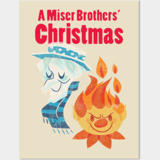 a' miser brothers christmas Posters and Art