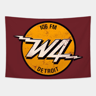 FM 104 Detroit / 80s Radio Station Tapestry
