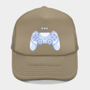 Cute game controller Blue Hat
