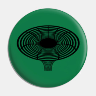 Black Hole Shirt Pin