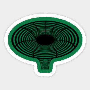Black Hole Shirt Sticker