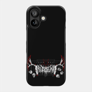 Black Metal Rudolph Phone Case