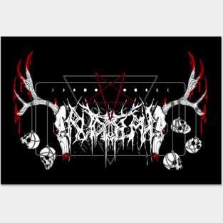 Black Metal Rudolph Posters and Art