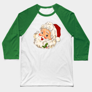 Vintage Santa No 1 Baseball T-Shirt