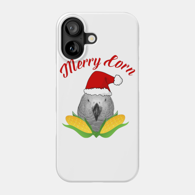 Merry Corn Phone Case by Einstein Parrot
