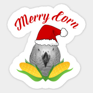 Merry Corn Sticker