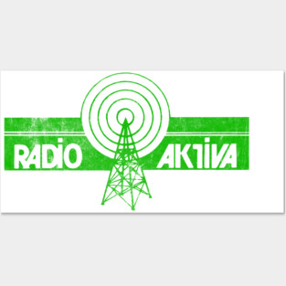 Radio Aktiva, Aalst Nederland / 80s Radio Station Posters and Art