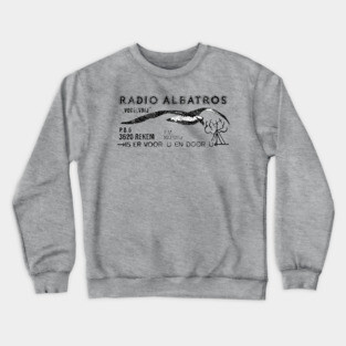 Radio Albatros Netherlands / Defunct 80s Radio Station Crewneck Sweatshirt