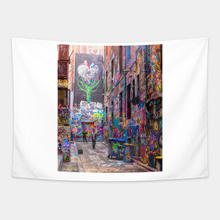 Graffiti Alley Tapestry