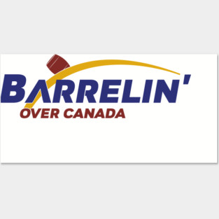 Barrelin' Over Canada - Epcot Soarin' Parody Posters and Art