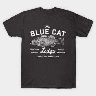 Ozark Blue Cat Lodge Missouri T-Shirt