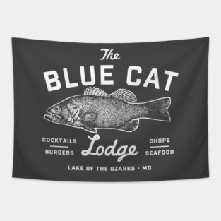 Ozark Blue Cat Lodge Missouri Tapestry