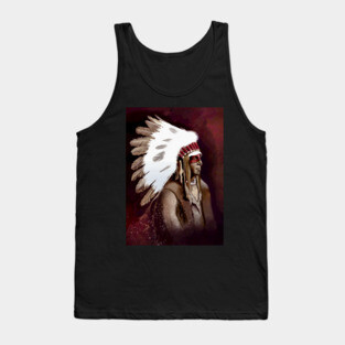 Native American Warrior Tank Top