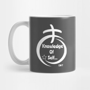 Knowledge of self by edit Mug