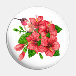 Tropical bouquet Pin