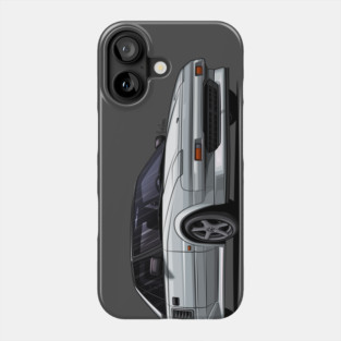 Toyota MR2 SW11 White - Digital drawing Phone Case
