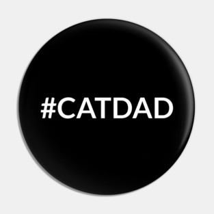 Catdad, Simple Text Design For Him Pin