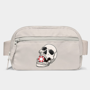 Skull with Poker chip Bag
