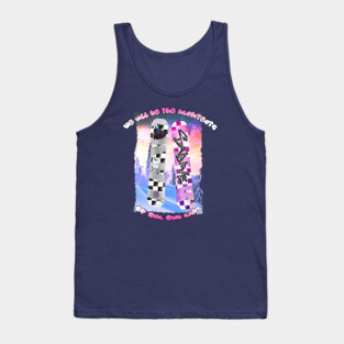 MERCH SW: Sabine W. Architect Snowboards (Snow Scene Bckgrd) Tank Top
