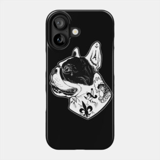 Tattooed French Bulldog Phone Case