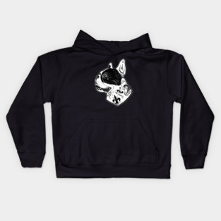 Tattooed French Bulldog Kids Hoodie