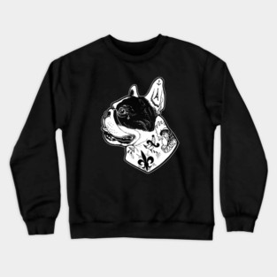 Tattooed French Bulldog Crewneck Sweatshirt