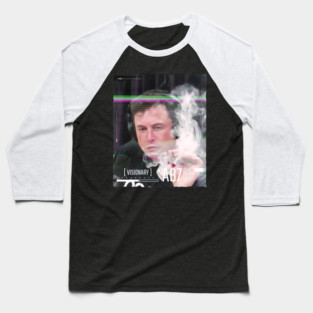 Elon Musk JRE Podcast Baseball T-Shirt