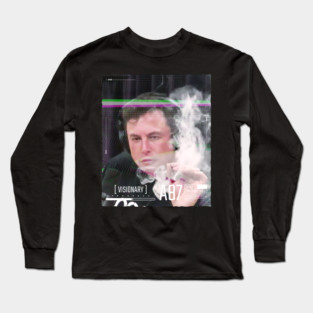 Elon Musk JRE Podcast Long Sleeve T-Shirt