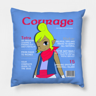 Courage Magazine Pillow
