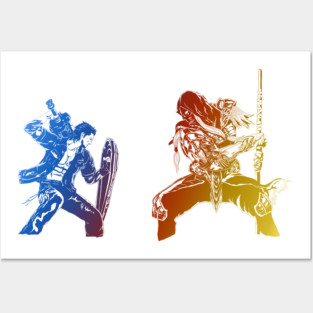 Gladio vs Gilgamesh (Episode Gladiolus) Posters and Art